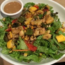 Gluten-free salad from Sundown Saloon